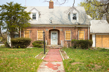 Photo of a run-down house