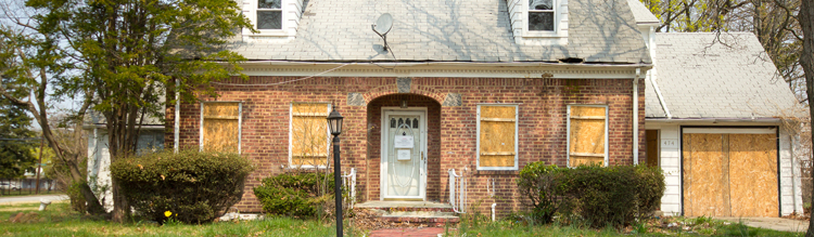 Photo of a run-down house