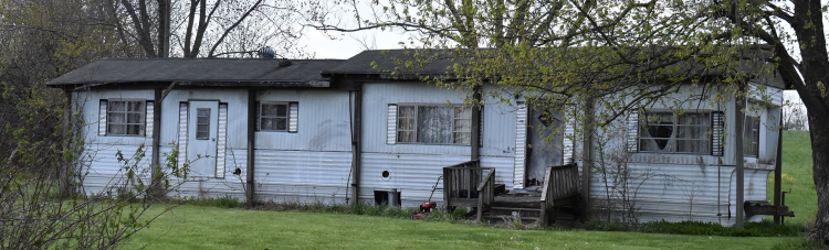 JC+ Mobile home demolition landscape